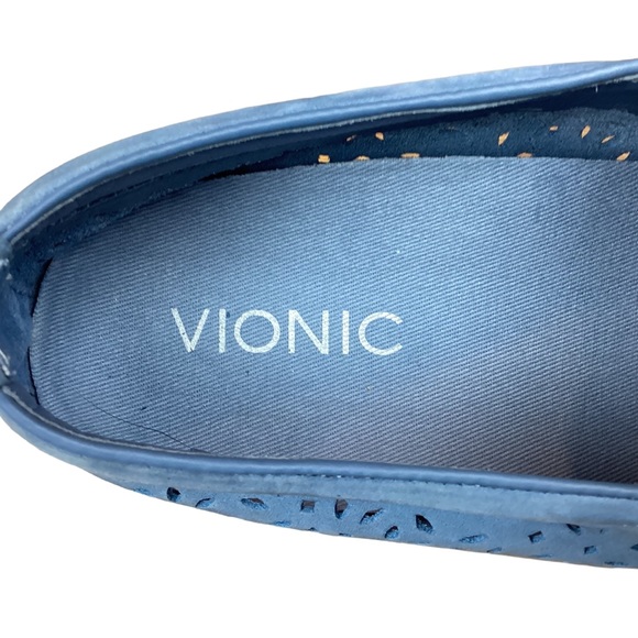 Vionic Splendid Midi Perforated Suede Slip-on Sneaker - Picture 7 of 12